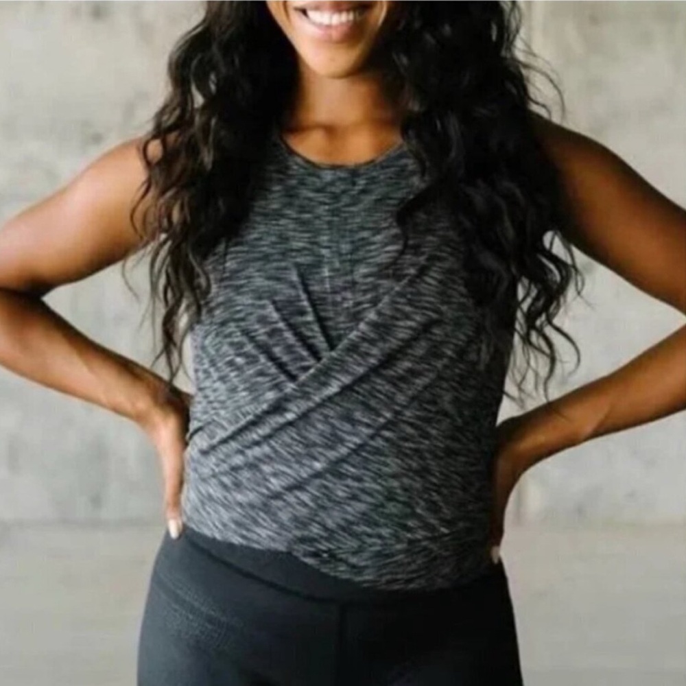 ZYIA Active Black Inifinity Tank, Size XL